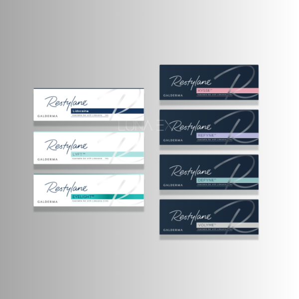 Restylane Lyft, Kysse, Refyne, Defyne, Volyme, Eye Light